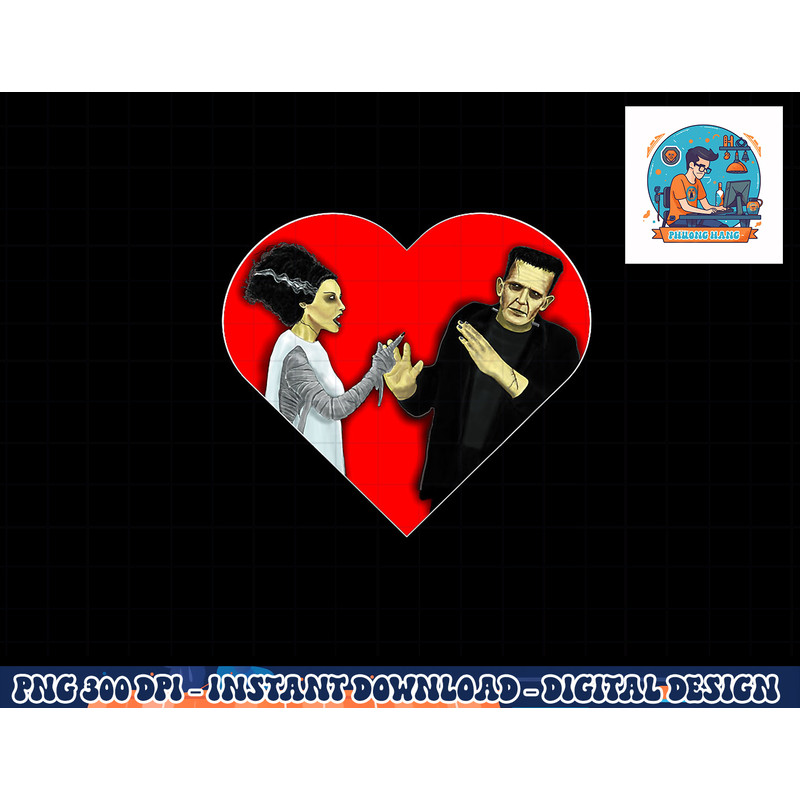 Frankenstein s Monster s Bride Halloween Valentine s Day png, sublimation copy.jpg