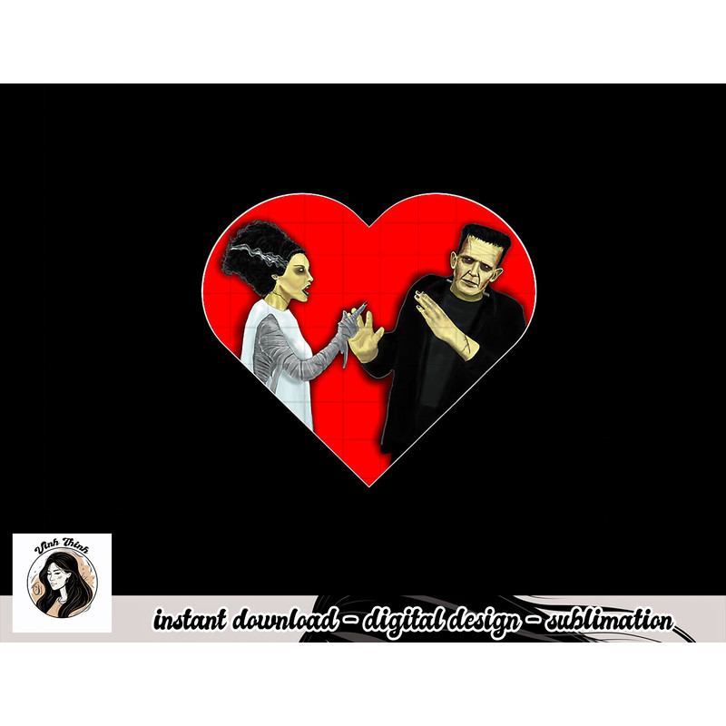 Frankenstein s Monster s Bride Halloween Valentine s Day png, sublimation copy.jpg