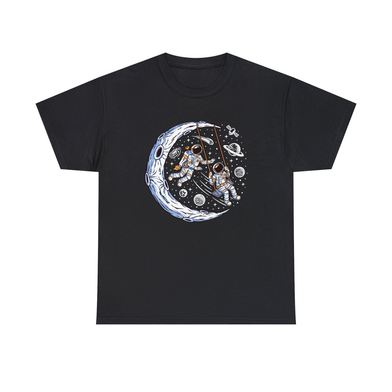 Astronauts Playing Swing On the Moon Shirt -funny shirt,funny tshirt,graphic sweatshirt,graphic tees,astronaut shirt,astronaut crewneck - 3.jpg