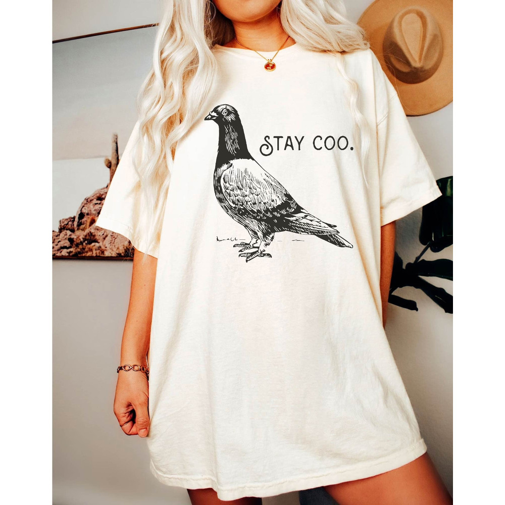 Stay Coo Shirt -funny shirts,funny tee,vintage sweatshirt,graphic tees,bird gifts,stuffed animal,animal crossing sweatshirt,stay coo tee - 1.jpg