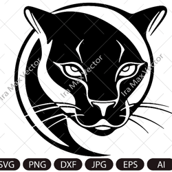 Panther Face svg / Panther Head svg / Panther svg / Panther Mascot svg / Panther Head / Panther Printable / Panther logo