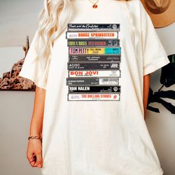 vintage rock cassettes shirt -graphic tees,vintage t shirt,retro shirt,cassette tape,vintage t shirt,vintage sweatshirt,