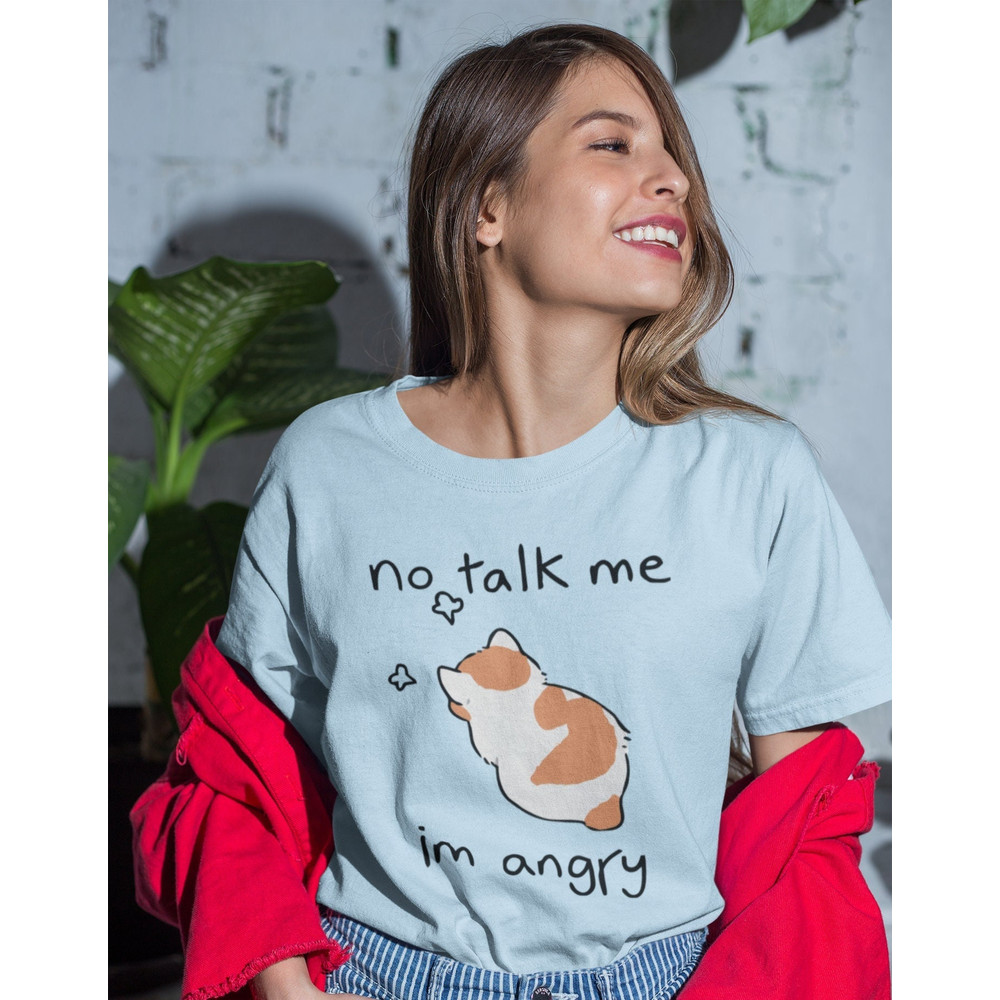 No Talk Me I'm Angry Shirt -cat gifts,funny cat shirt,kitty cat shirt,cat shirt,angry cat t-shirt,angry cat shirt,cat lover shirt,cat tshirt - 1.jpg