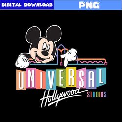 Universal Hollywood Studio Png, Hollywood Studio Png, Mickey Mouse Png, Disney Png, Disney Png Digital File