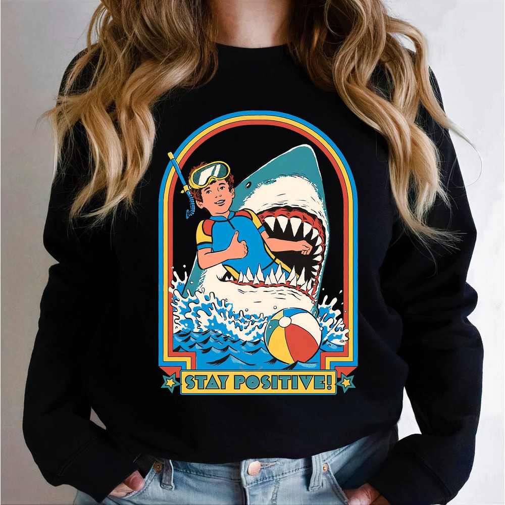 Stay Positive Shirt -vintage t shirt,vintage crewneck,retro shirt,retro tshirt,aesthetic shirt,stay positive t-shirt,stay positive t shirt - 2.jpg
