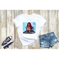 little mermaid shirt, mermaid princess shirt, mermaid girl shirt, mermaid beach shirt, mermaid summer trip shirt, beach