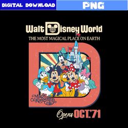 Walt Disney World Png, Macgic Kingdom Png, Mickey And Friends Png, Mickey Mouse Png, Disney Png Digital File