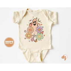pumpkin season toddler shirt, cute fall girls shirt, toddler youth fall tee, retro boho cute vintage onesie, floral spoo