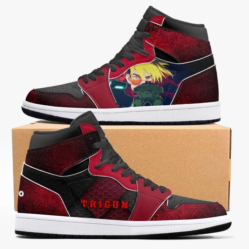 Trigun Vash The Stampede JD1 Shoes, Sakata Gintoki Gintama Jordan 1 Shoes, Sakata Gintoki Gintama Sneaker Shoes