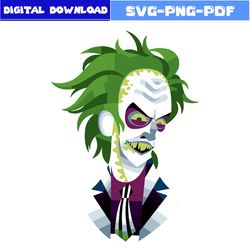beetlejuice svg, beetlejuice face svg, beetlejuice halloween svg, horror movie svg, halloween svg, png pdf digital file