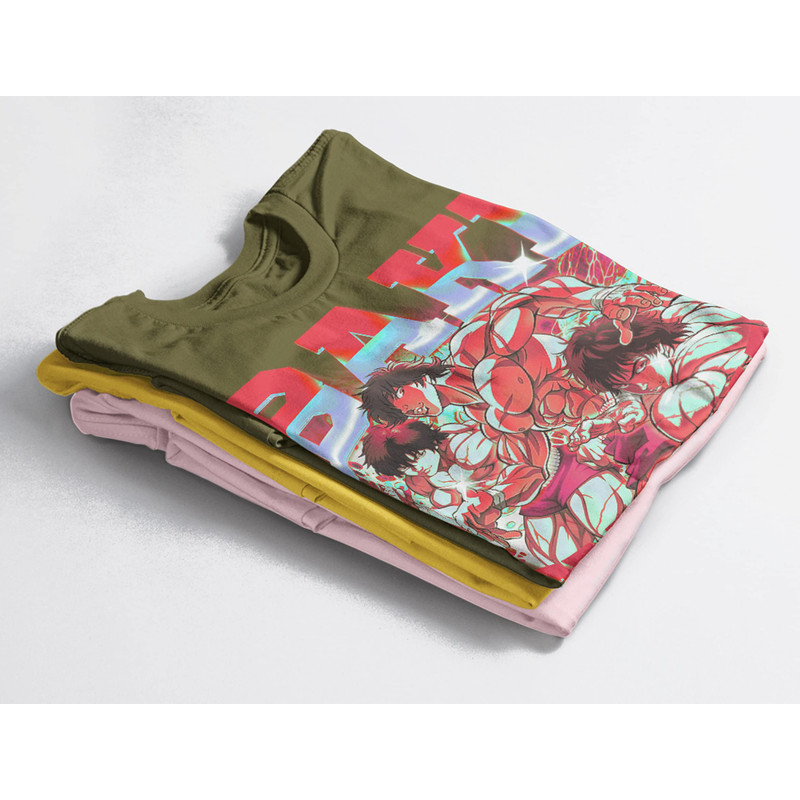 Anime BAKI HANMA Shirt, Vintage Baki Hanma Shirt Retro 90s, Baki the Grappler Shirt, Manga Yujiro Hanma Baki Boxing Tshirt Anime Shirt - 4.jpg