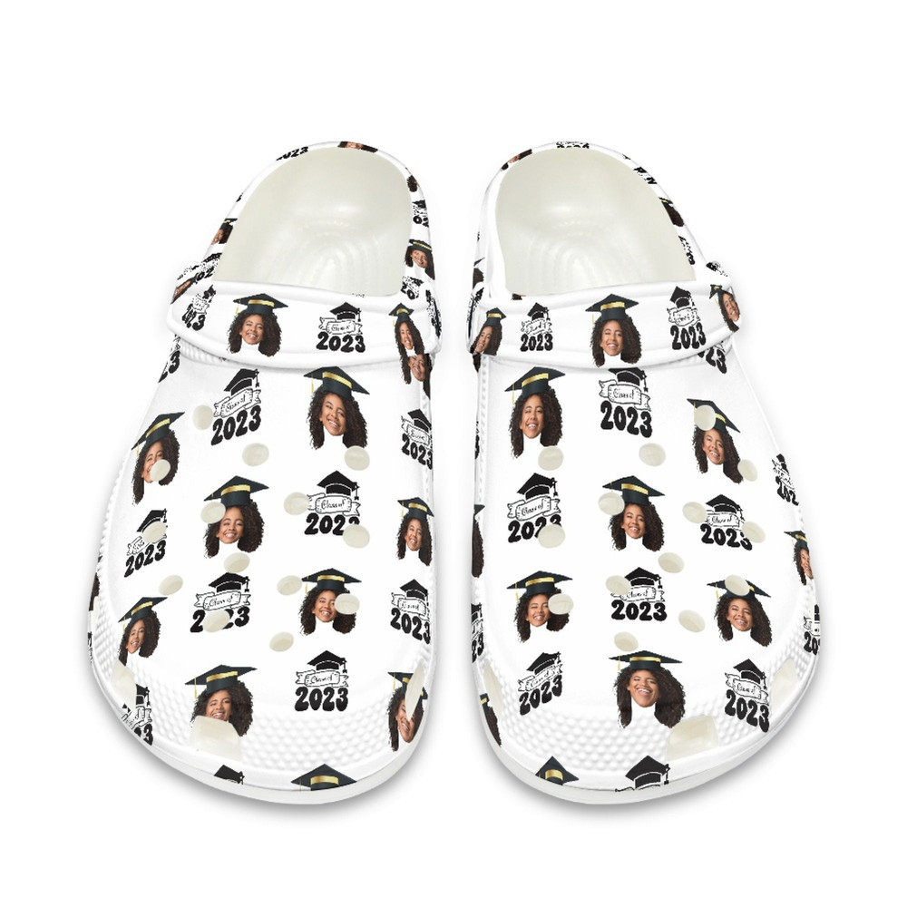 Custom Graduation Crocs Shoes , Class Of 2023 Slippers , Personalized Name Shoes , Best Gift For Your Classmates Teachers, EU Size 36-48.jpg