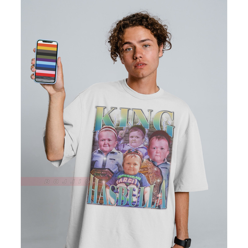 KING HASBULLA Unisex Shirt, Hasbulla Homage Shirt, Hasbulla Shirt, King Hasbulla Funny Shirt, Abdu Rozik Vs Shirt, King Hasbulla Meme - 3.jpg