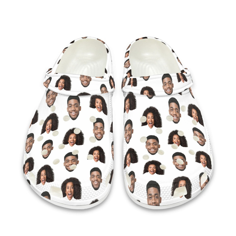 Custom Two Faces Crocs Shoes , Funny Slippers , Personalized Name Shoes , Best Gift For Your Girlfriend Boyfriend BBF, EU Size 36-48.jpg