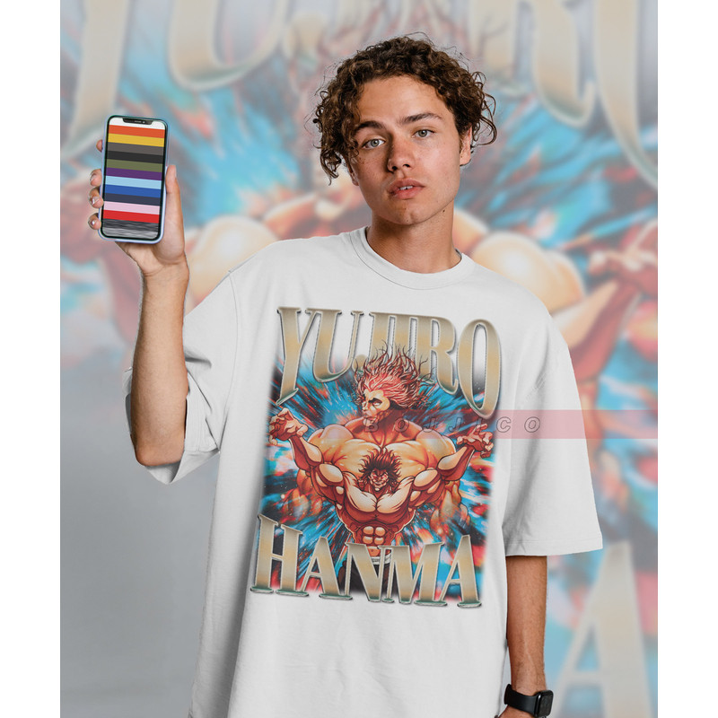 YUJIRO HANMA Shirt,Baki Hanma Series Anime T-Shirt,Baki the Grappler Shirt, Manga Yujiro Hanma Baki Boxing Tees, Anime Shirt, Jack Hanma tee - 2.jpg