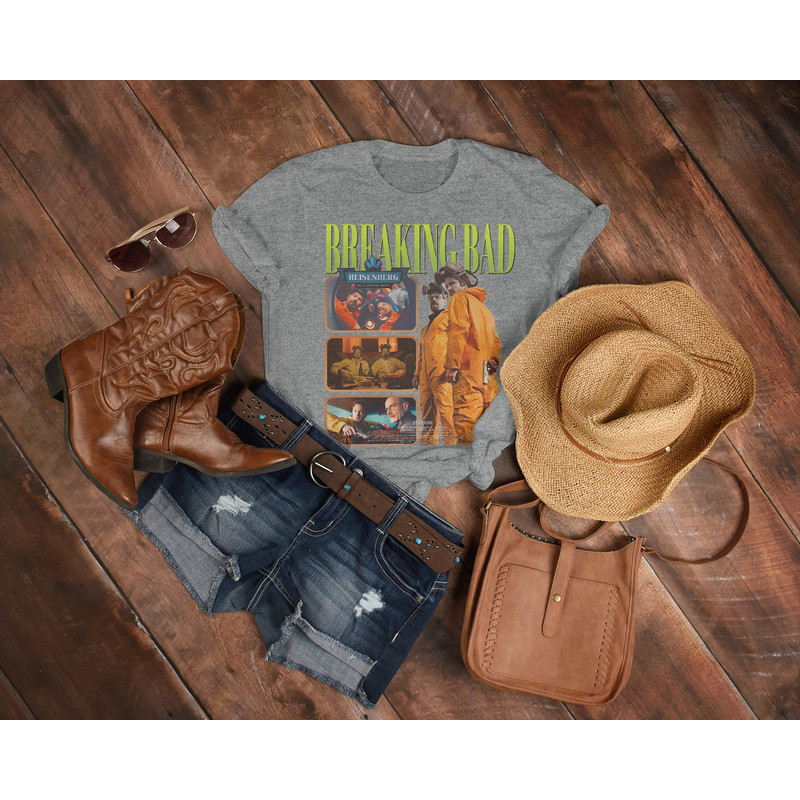 Breaking Bad Shirt, Drama TV Series Walter White Vintage 90s Retro Tshirt, Breaking Bad Jesse Pinkman Fan Tshirt, Saul, Mike, Gustavo Fring - 5.jpg