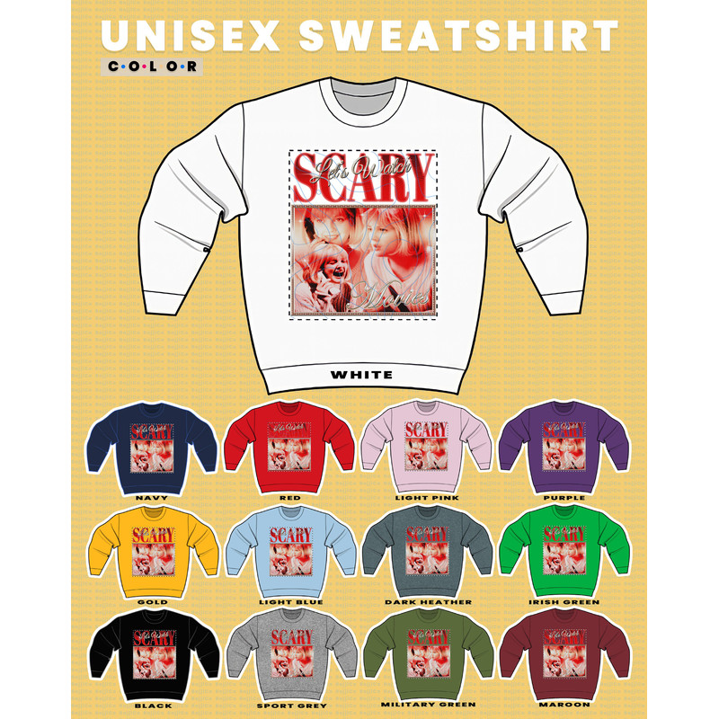 Drew Barrymore Let's Watch Scary Movie SCREAM Retro Sweatshirt, Movie Scary Horror Homage Fan T-Shirt Sidney Actress Stu Matcherr Scream - 2.jpg