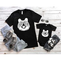 dad and son shirts, papa bear baby bear shirts, matching dad shirt, new father gift, father's day, dad and daughter shir