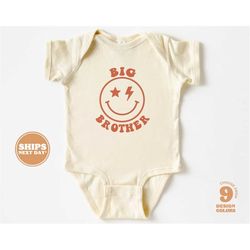 big brother shirt, sibling shirt, onesie, toddler shirt, youth shirt, pregnancy announcement, big brother bolt star happ