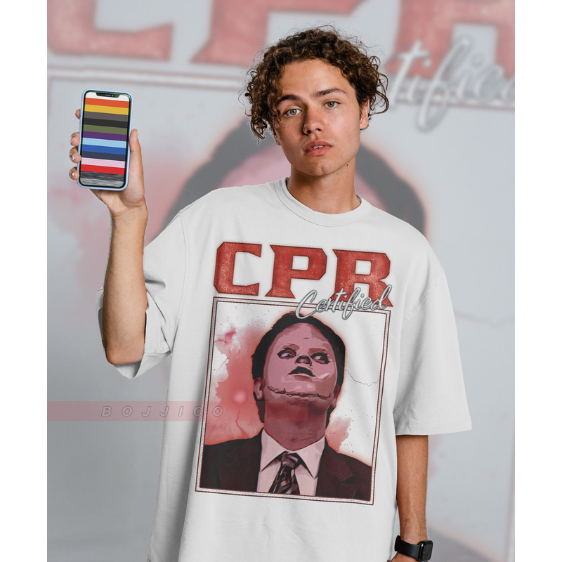 RETRO CPR CERTIFIED Dwight Schrute The Office, Schrute Farm Jim Halpert Pam Beesly Tv Show Offfice Shirt, The Offfice Tv Show Shirt, Scott - 2.jpg
