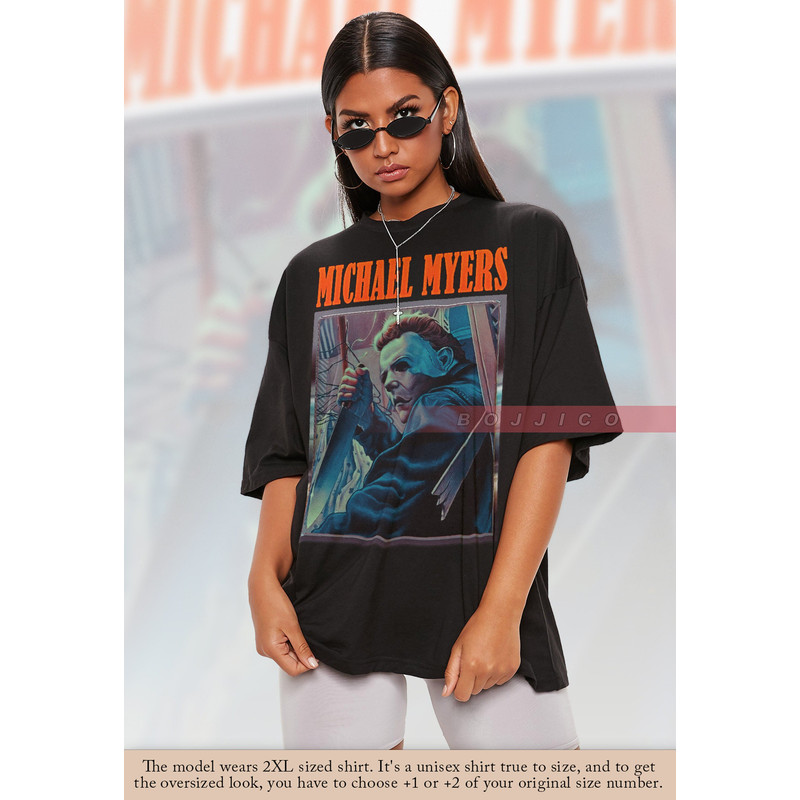 RETRO Michael Myers Vintage Shirt  Michael Myers Homage Tshirt  Jason Voorhees T-Shirt Friday the 13th Horror, Stranger Shirt, Halloween - 1.jpg