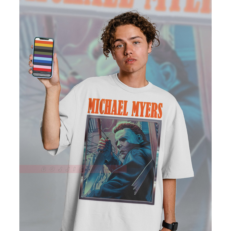 RETRO Michael Myers Vintage Shirt  Michael Myers Homage Tshirt  Jason Voorhees T-Shirt Friday the 13th Horror, Stranger Shirt, Halloween - 2.jpg
