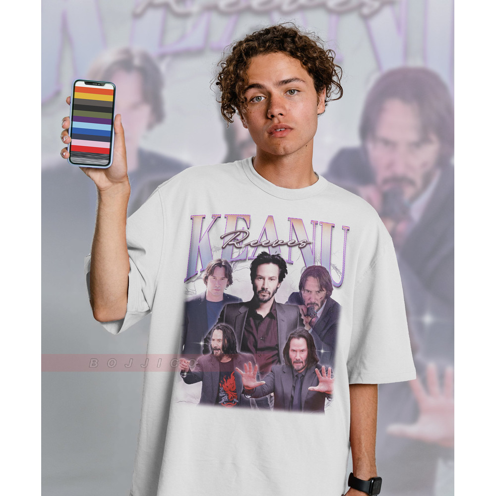 Vintage KEANU REEVES Shirt, Keanu Reeves Homage Tshirt, Keanu Reeves John Wck Tee, Keanu Cyberpunk Retro 90s Movie, Keanu The One - 2.jpg