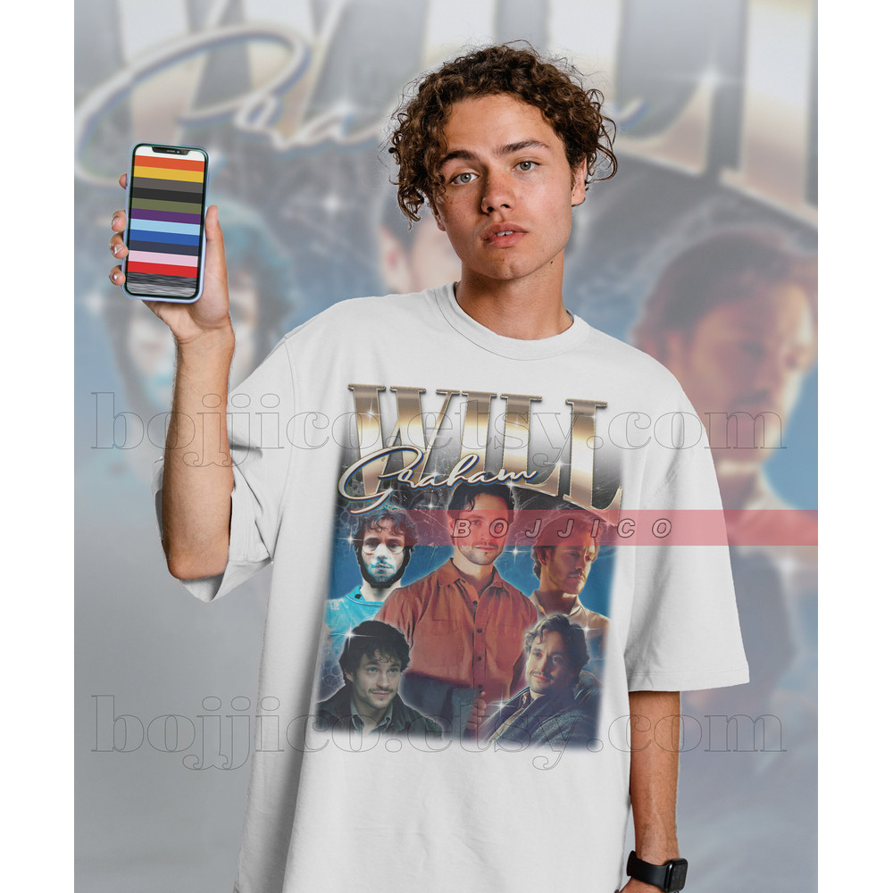 WILL GRAHAM Shirt, Protagonist of Thomas Harris, Fictional character Shirt, Will Graham Homage Tshirt, Will Graham Fan Tees, Will Graham Tee - 2.jpg