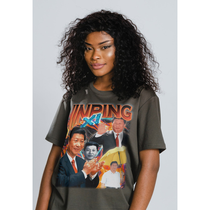 Xi Jinping Unisex Tees, Xi Jinping Shirts, 90s Vintage Style, Funny Shirt, Comrade, Vintage Xi Jinping, Xi Jinping Humor, - 3.jpg