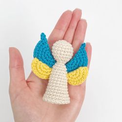 crochet  patterns  other angel ornament amigurumi crochet pattern downloadable pdf, english