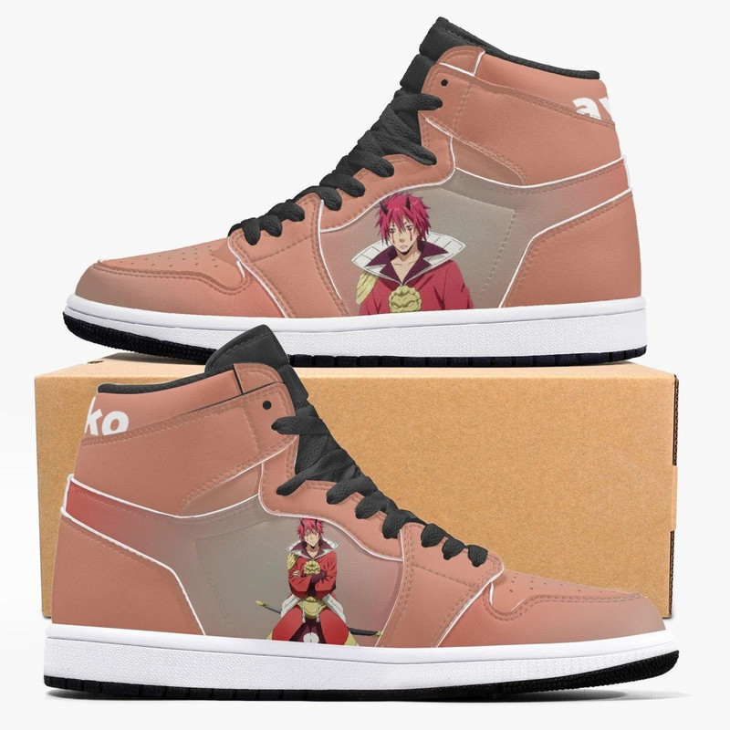 That Time I Got Reincarnated as a Slime Benimaru JD1 Shoes, Sakata Gintoki Gintama Jordan 1 Shoes