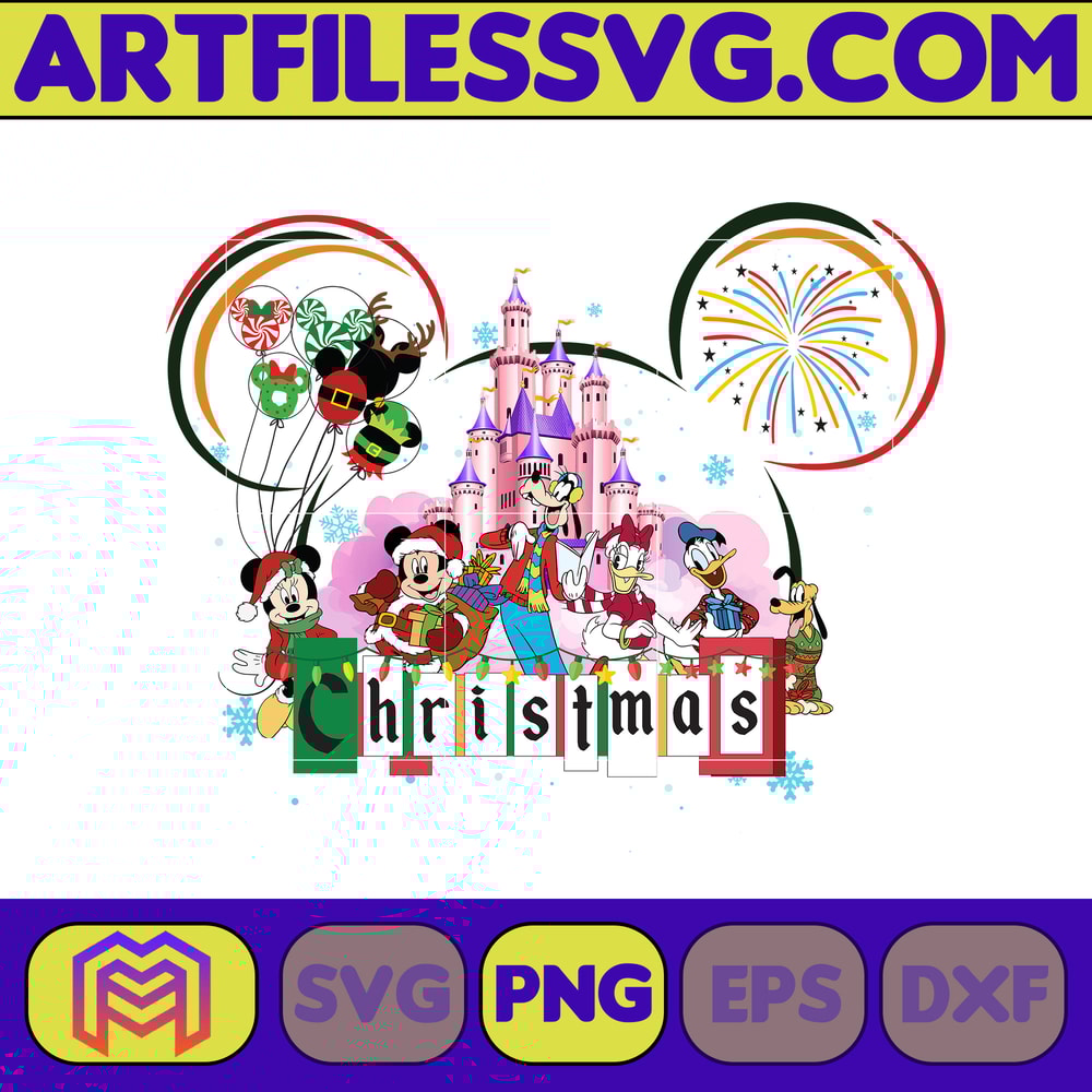 Disney Merry Christmas Png, Christmas Mouse And Friends Png, Christmas Squad Png, Christmas Friends Png Files For Sublimation, Only Png Instant Download (63).jp