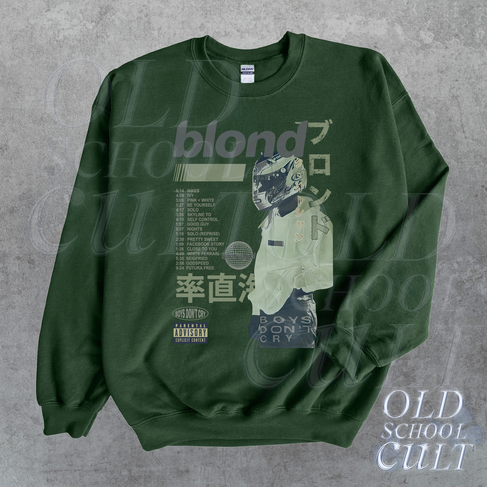 Blond Frank Ocean Sweatshirt, Vintage 90s Graphic Sweater, Frank Ocean Album Gift, Cute Beige Sweater - 4.jpg