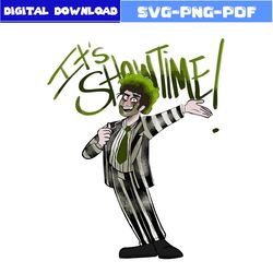 it's showtime svg, beetlejuice svg, lydia svg, horror movie svg, horror character svg, halloween svg, cartoon svg