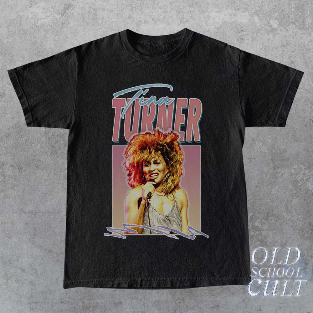 Tina Turner Retro 80s Shirt, RIP Tina Turner Vintage Tee, Rocker Band Shirt, Tina Turner Merch, Queen Of Rock, Rock Gift, Vintage Gifts - 1.jpg