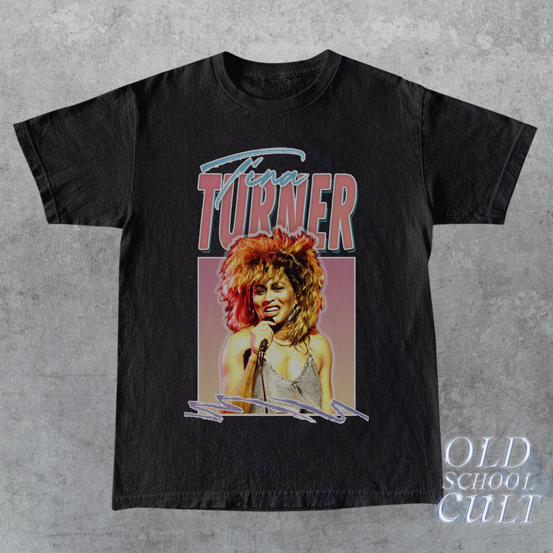 Tina Turner Retro 80s Shirt, RIP Tina Turner Vintage Tee, Rocker Band Shirt, Tina Turner Merch, Queen Of Rock, Rock Gift, Vintage Gifts - 1.jpg