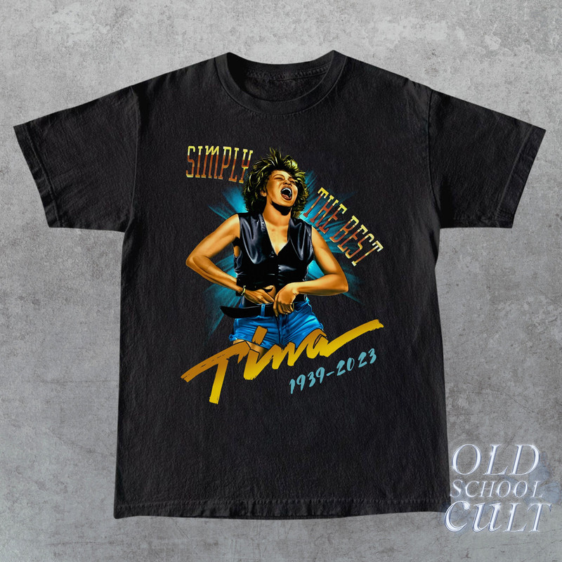 Tina Turner Retro 90s Shirt, RIP Tina Turner Vintage Shirt, Simply The Best Music Band Shirt, Tina Turner Merch, Queen Of Rock, Rock Gift - 1.jpg