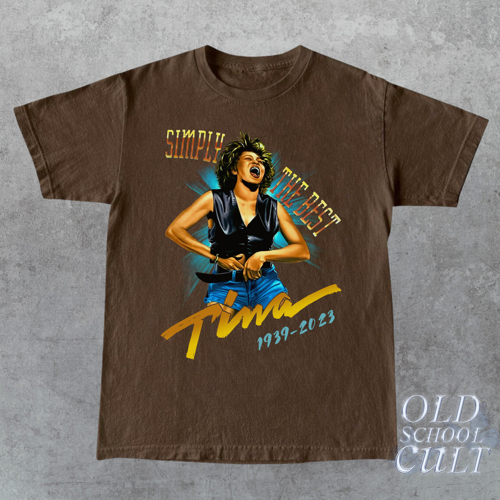 Tina Turner Retro 90s Shirt, RIP Tina Turner Vintage Shirt, Simply The Best Music Band Shirt, Tina Turner Merch, Queen Of Rock, Rock Gift - 2.jpg
