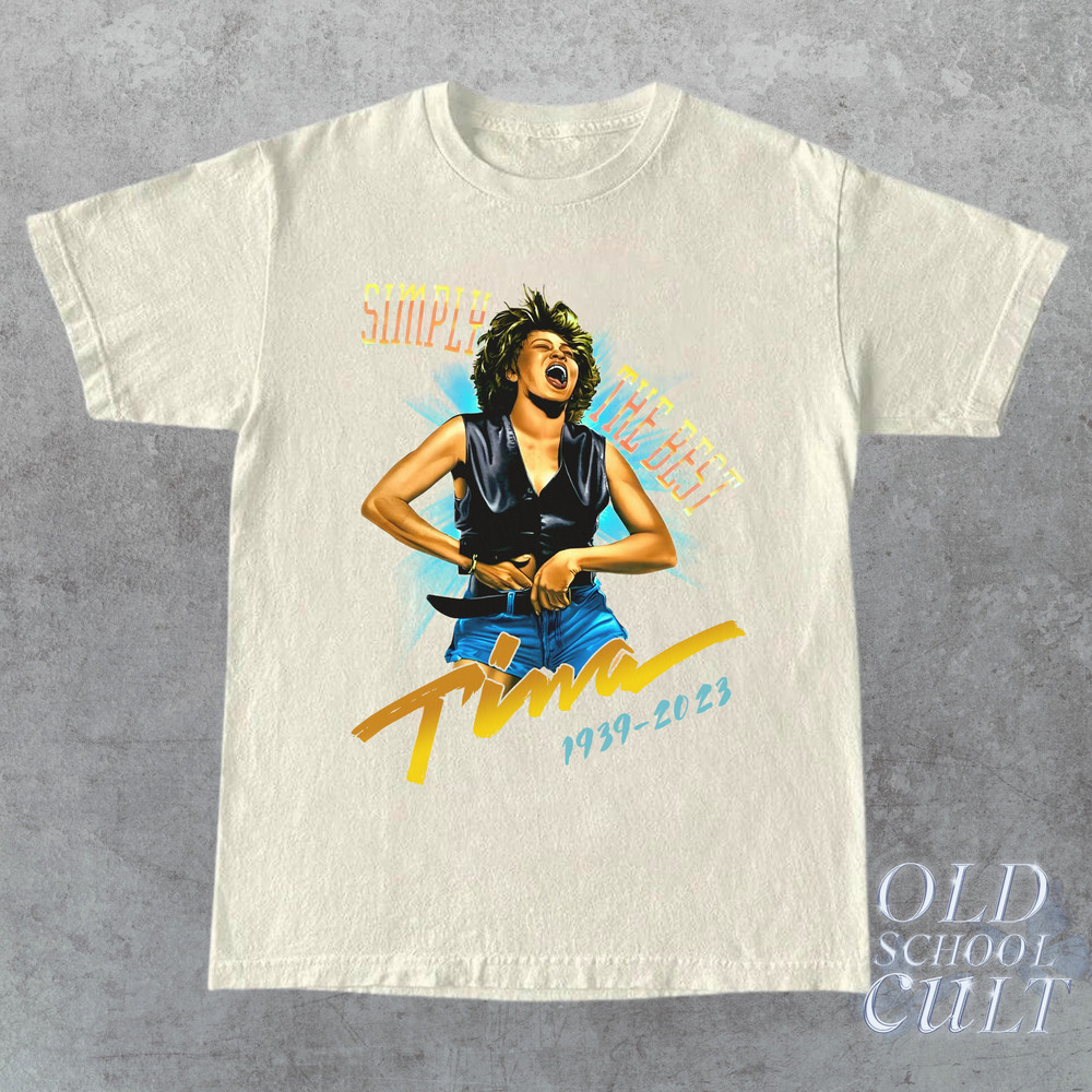 Tina Turner Retro 90s Shirt, RIP Tina Turner Vintage Shirt, Simply The Best Music Band Shirt, Tina Turner Merch, Queen Of Rock, Rock Gift - 4.jpg