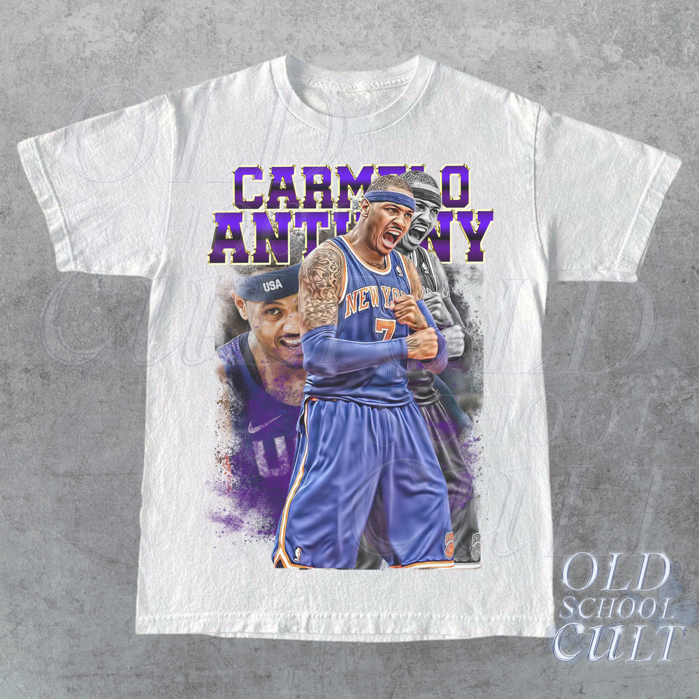 Vintage 90s Basketball Carmelo Anthony T-Shirt, Vintage Graphic Tee, Retro Basketball Shirt, Unisex Sports Vintage Tees, Basketball Gift - 4.jpg