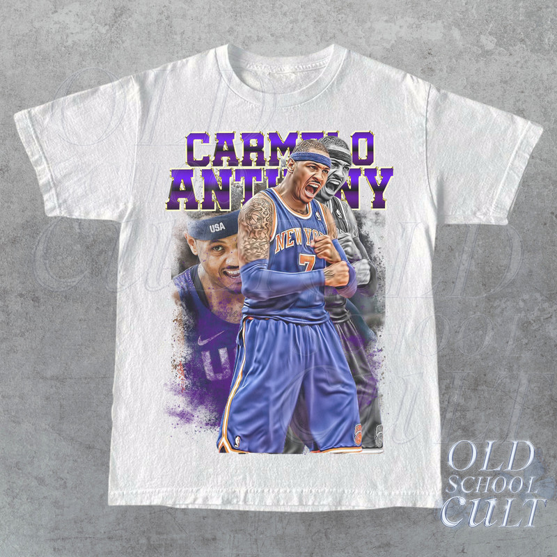 Vintage 90s Basketball Carmelo Anthony T-Shirt, Vintage Graphic Tee, Retro Basketball Shirt, Unisex Sports Vintage Tees, Basketball Gift - 4.jpg