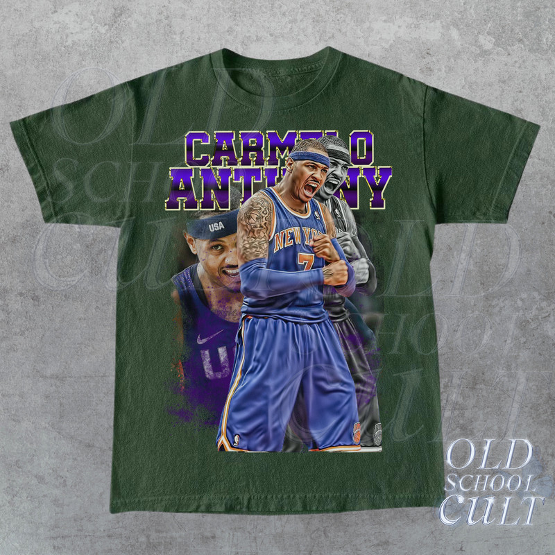 Vintage 90s Basketball Carmelo Anthony T-Shirt, Vintage Graphic Tee, Retro Basketball Shirt, Unisex Sports Vintage Tees, Basketball Gift - 5.jpg