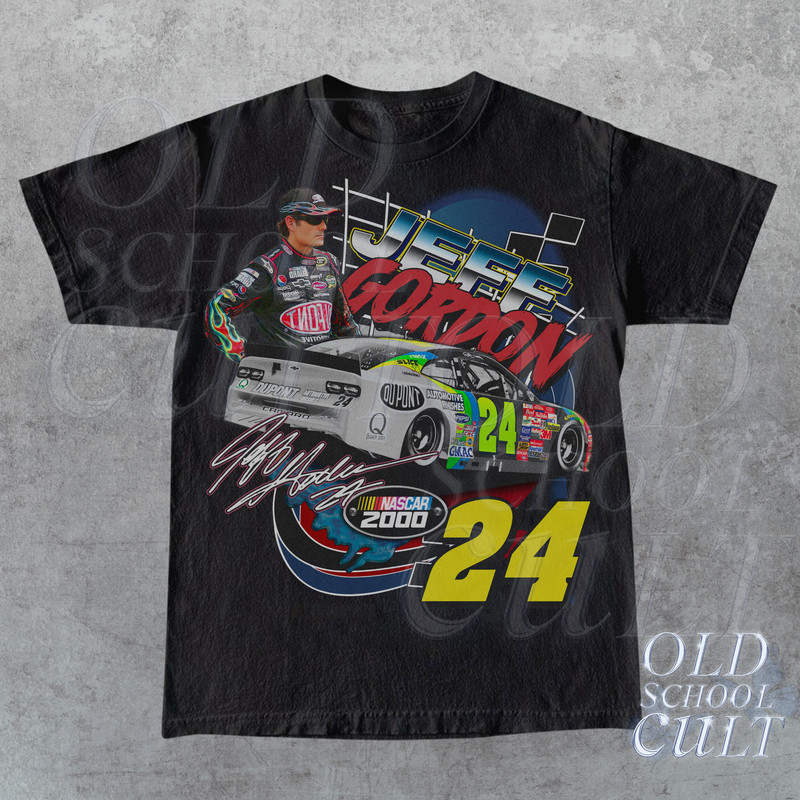 Vintage 90s Jeff Gordon Nascar Racing T-Shirt, Y2k Vintage Graphic Style Shirt, Retro Racing Graphic Tee, Unisex Race Shirt, Race Gift - 3.jpg