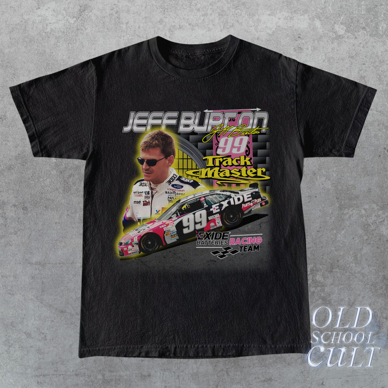 Vintage 90s Style Jeff Burton Nascar Racing T-Shirt Unisex Retro Racing Graphic Tee Vintage Nascar Shirt Classic Tee Gift For Her Him - 2.jpg