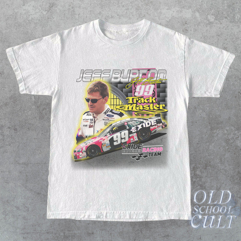 Vintage 90s Style Jeff Burton Nascar Racing T-Shirt Unisex Retro Racing Graphic Tee Vintage Nascar Shirt Classic Tee Gift For Her Him - 3.jpg