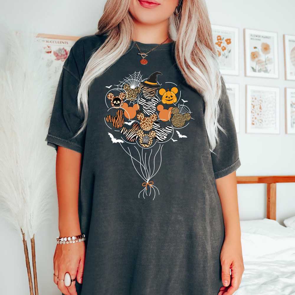 Halloween Disney Animal Kingdom Balloons Comfort Colors Shirt, Disney Halloween Matching Shirt For Halloween Gift For Halloween Party Shirt - 2.jpg
