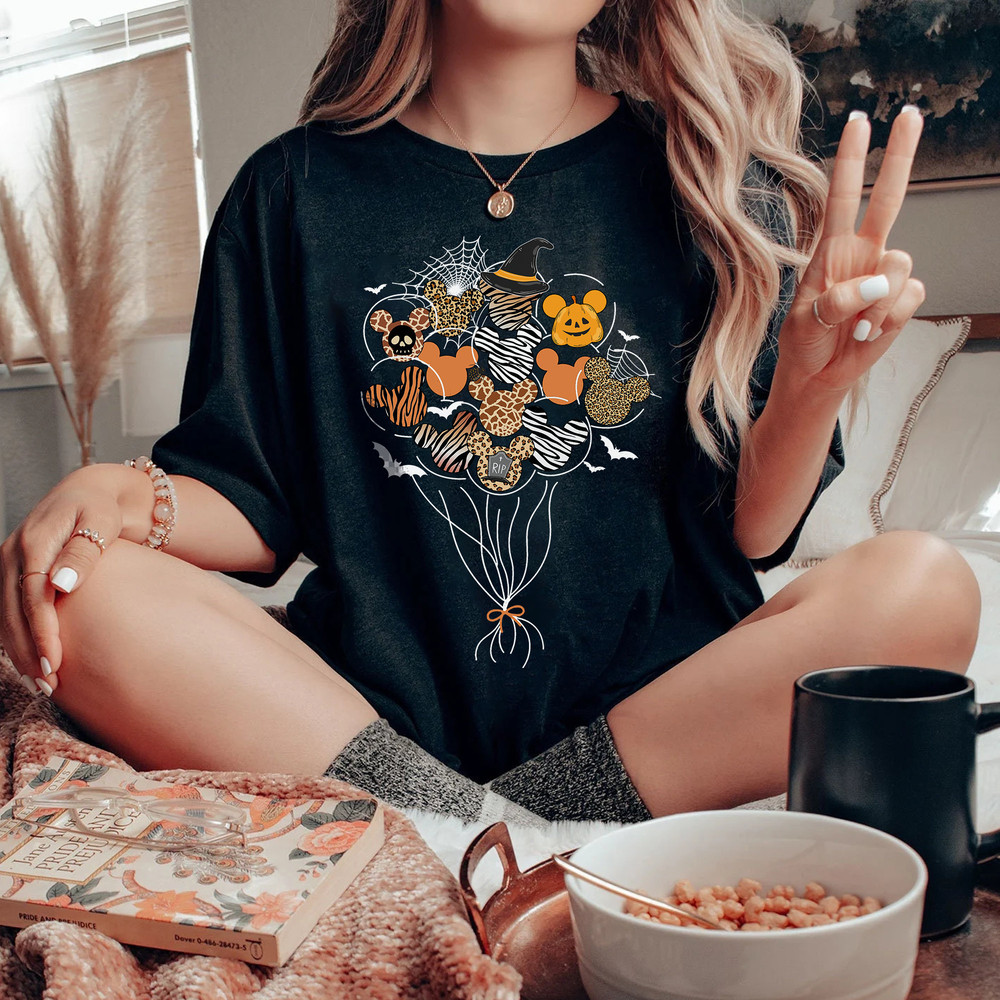 Halloween Disney Animal Kingdom Balloons Comfort Colors Shirt, Disney Halloween Matching Shirt For Halloween Gift For Halloween Party Shirt - 3.jpg