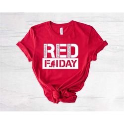 on friday we wear red shirt, we wear red remember everyone deployed, american flag us veteran t-shirt, american flag  t-