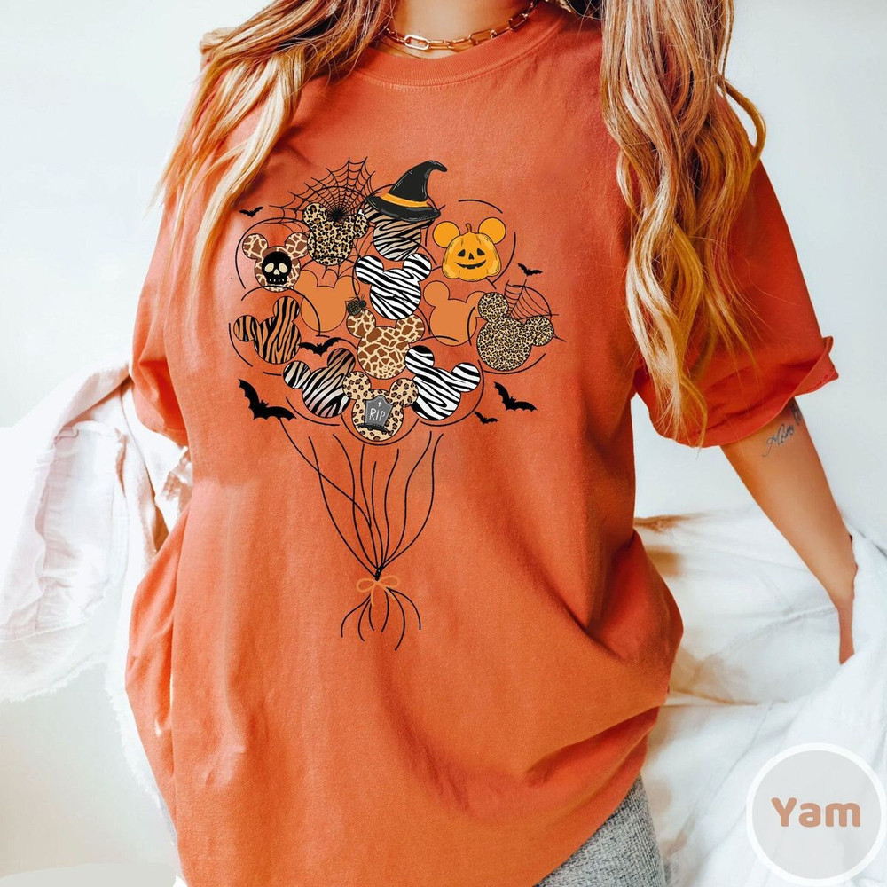 Halloween Disney Animal Kingdom Balloons Comfort Colors Shirt, Disney Halloween Matching Shirt For Halloween Gift For Halloween Party Shirt - 6.jpg