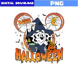 Bluey Boo Halloween Png, Bluey Png, Halloween Chloe Png, Mickey Svg, Chloe Png, Halloween Png, Disney Png
